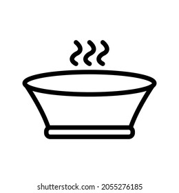 Bowl icon in trendy vector design illustration 