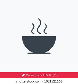 Bowl Icon / Vector