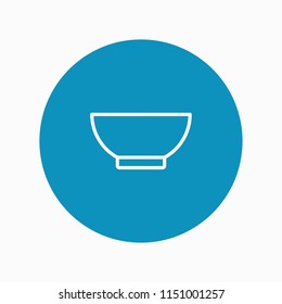 bowl icon vector