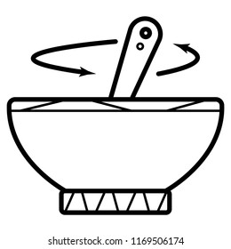 Bowl icon vector