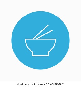 bowl icon vector