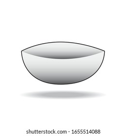 bowl icon vector concept template design illustration