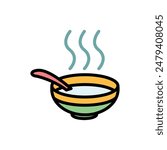 bowl icon vector design template elegant style