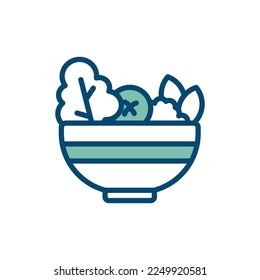 bowl icon vector design template in white background