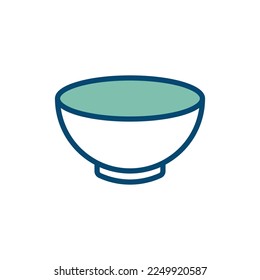 bowl icon vector design template in white background