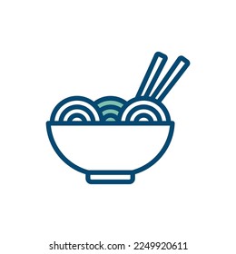 bowl icon vector design template in white background