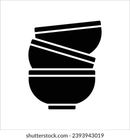 plantilla de diseño del vector del icono del intestino simple y limpio