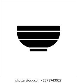 bowl icon vector design template simple and clean