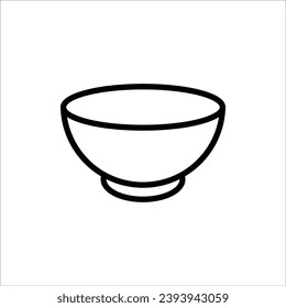 bowl icon vector design template simple and clean
