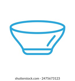 Plantillas de diseño de Vector de iconos de cuenco simples y modernas