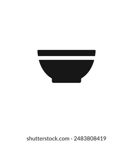 Bowl icon vector. EPS 10 editable vector