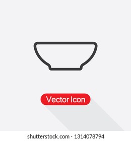 Bowl Icon Vector Illustration Eps10