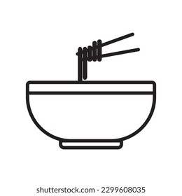 bowl icon vector illustration logo design