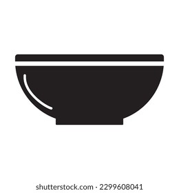 bowl icon vector illustration logo design