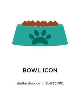 Bowl icon vector isolated on white background for your web and mobile app design, Bowl logo concept