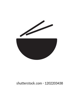 bowl icon vector. kitchen gyph style