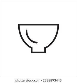 Schüssel Symbol Vektorlinie neu