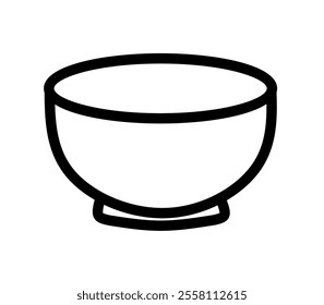 bowl icon vector with simple design