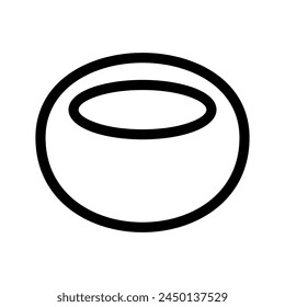 Bowl Icon Vector Symbol Design Illustration