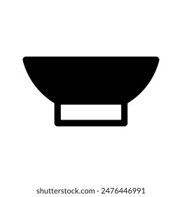 Bowl Icon Vector Symbol Design Illustration