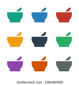 bowl icon white background. Editable filled bowl icon from agriculture. Trendy bowl icon for web and mobile.
