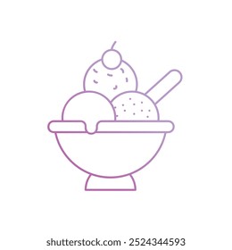 Icono de tazón con fondo blanco Vector Ilustración de stock