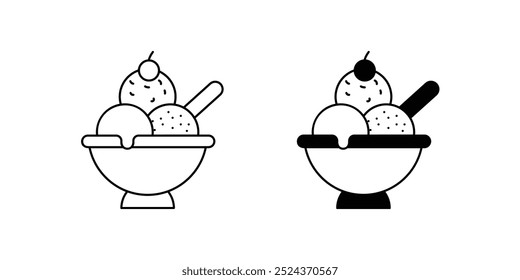 bowl icon with white background vector stock illustration
