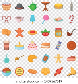 Bowl icons set. Cartoon style of 36 bowl vector icons for web for any design