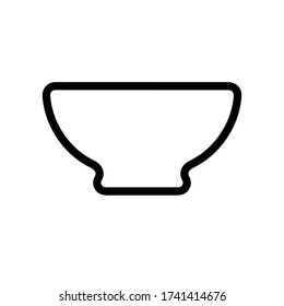 Bowl icon,vector illustration. Flat design style. vector bowl icon illustration isolated on White background, bowl icon Eps10. bowl icons graphic design vector symbols.