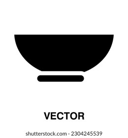 Bowl icon,vector illustration. bowl icon illustration isolated on White background 
