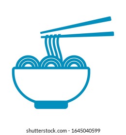 bowl - kitchen utensils - food icon vector design template