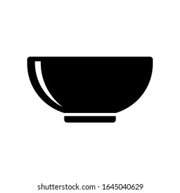 bowl - kitchen utensils - food icon vector design template