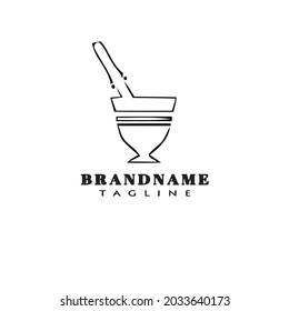 bowl logo icon design modern vector illustration