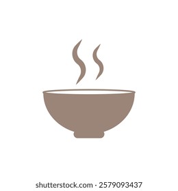 Bowl logo icon illustration flat