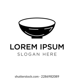bowl logo vector illustration isolated on white background