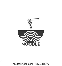 bowl noodle logo , Ramen noodle logo design template