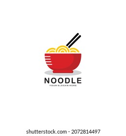 Bowl Noodle Logo Vector Illustration Stock Vector (Royalty Free ...