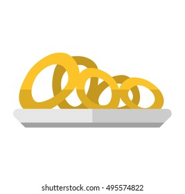 Bowl rings vector illustration.