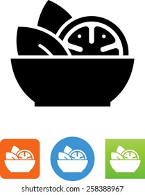 Bowl Of Salad Symbol