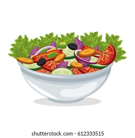 17,577 Salad bowl Stock Vectors, Images & Vector Art | Shutterstock