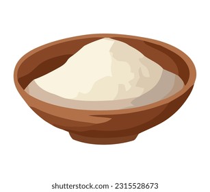 bowl with salt over white