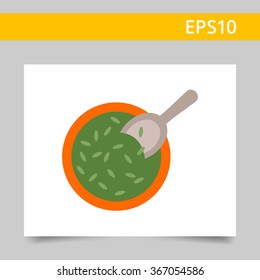 Bowl with seeds