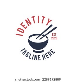 bowl simple vector logo design