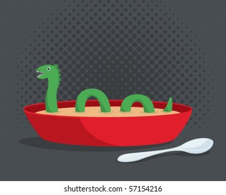 tazón de sopa.