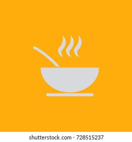 A bowl of soup icon 