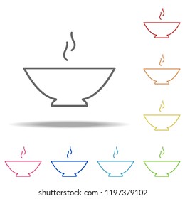 a bowl of soup icon. Elements of Web in multi colored icons. Simple icon for websites, web design, mobile app, info graphics