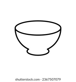 Bowl for Soup Line Icon 