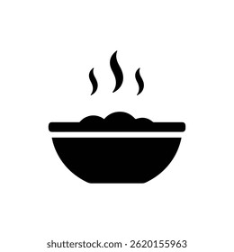 Bowl of Soup with Steam Rising Illustrating Warm Nutritious Meals