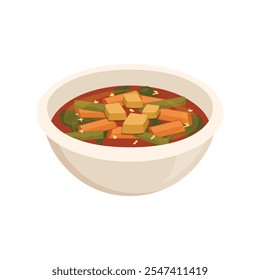 Bowl Soup Vector Illustration - 02