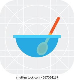 Bowl with spoon